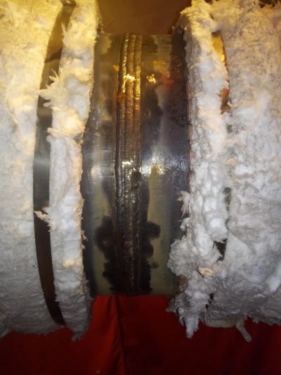 Сварка парового трубопровода,ХМ сталь толстостенная.