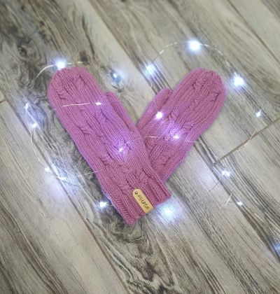 варежки женские на ручку 18,5 см