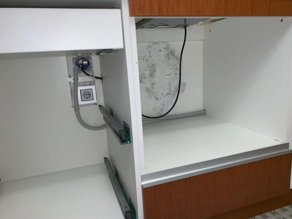 Проведение проводки для мощного водонагревателя от точки кухни в сан. узел