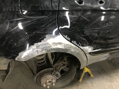 Вытягиваем спотором перед шпаклёвкой