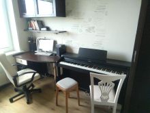 Моя студия, где я провожу занятия и пишу музыку