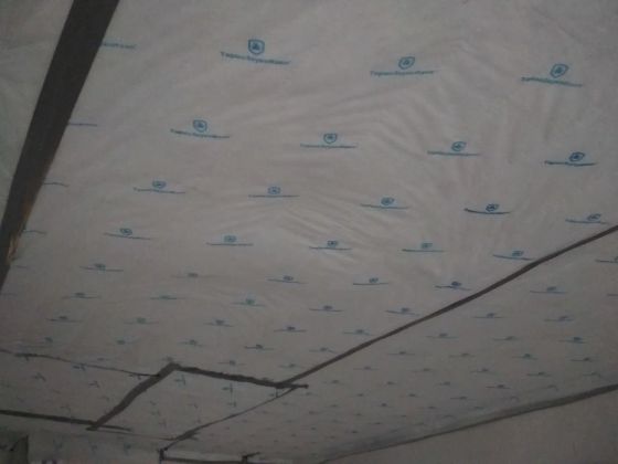 Шумоизоляция потолка материалом "Термозвукоизол"