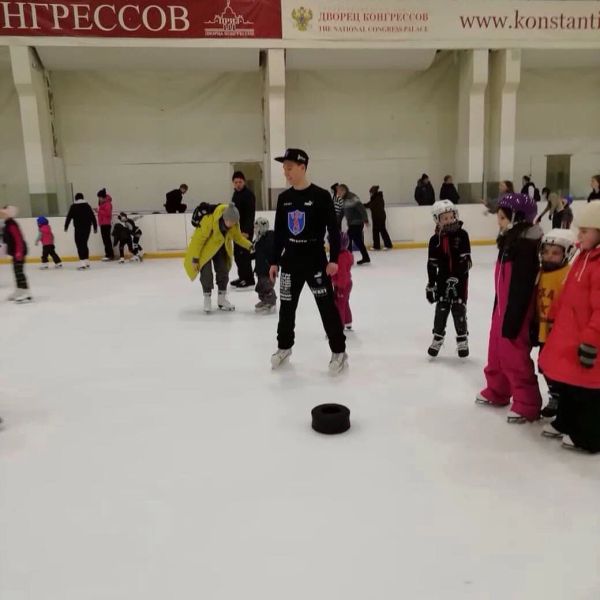 Презентационная тренировка в хоккейном комплексе АСК-С пос. Стрельна.