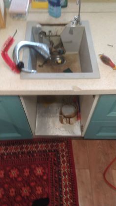 Замена раковины 