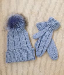 Комплект: шапка и рукавицы