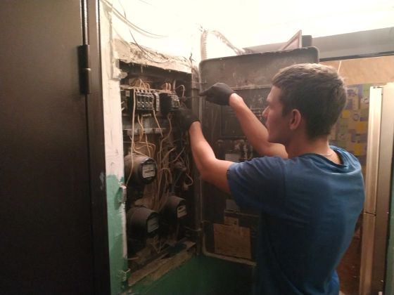Установка нового вводного автомата