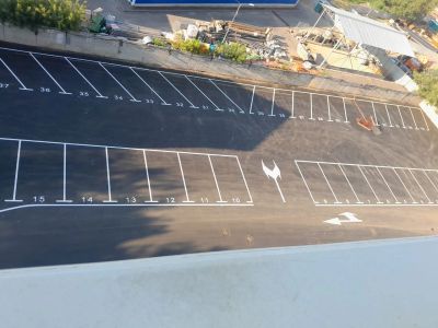 Разметка парковки с нумерацией 