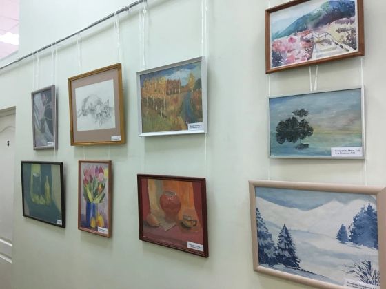 Выставка работ учеников 11-14 лет
