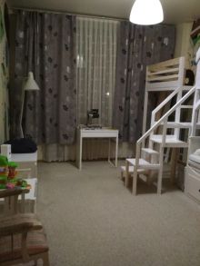 реконструкция детской комнаты (опилок нигде нет на ковролине)фото после