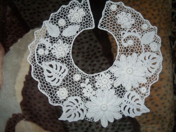 Воротнички крючком ирландское кружево. Воротник ирландское. Воротник крючком ирландское. Воротник ирландское кружево. Воротник ирландское.