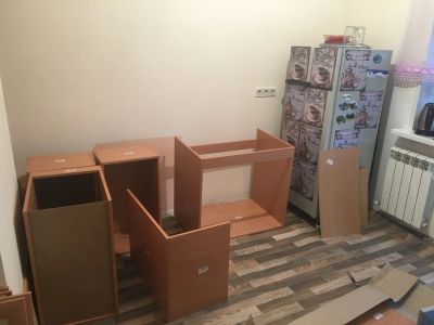 Собранно и установлено в указанном месте клиентом