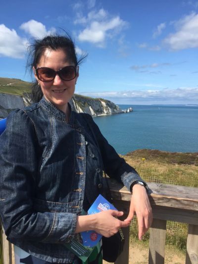 The Needles. The Isle of Wight, Great Britain