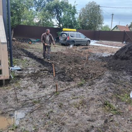 Газоне и дорожки 