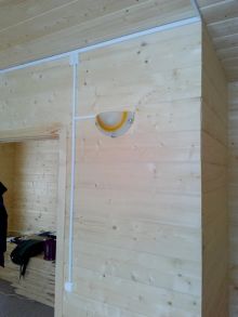 Монтаж электропроводки в деревянном доме в кабель/канале (стандарт)