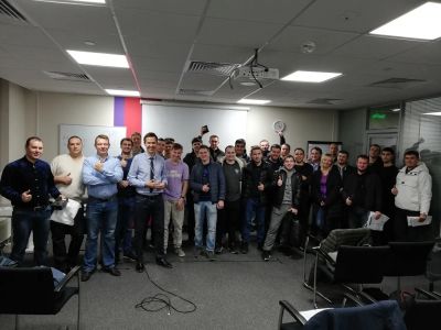 После тренинга в компании LG