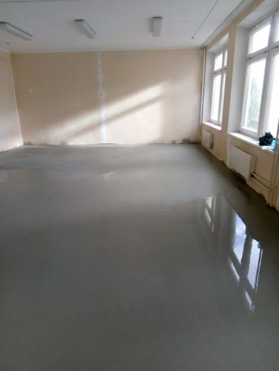 Моя работа наливной пол 