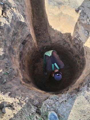 Копка Яма под кессон 