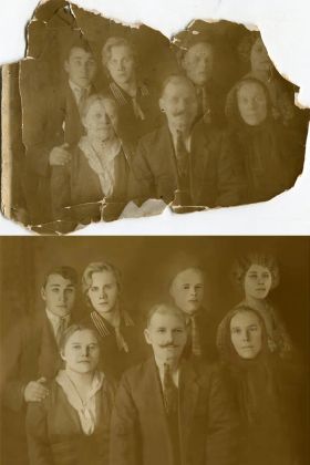Реставрация фотографий, восстановление лиц, добавление четкости, цвета, устранение деффектов