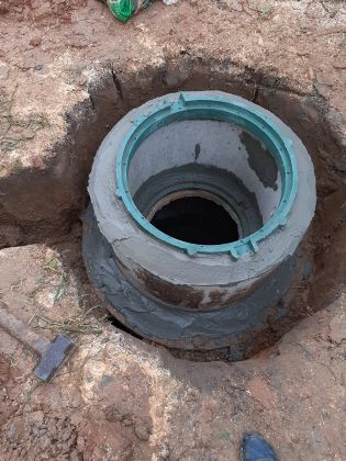 Раздельный колодец дренаж