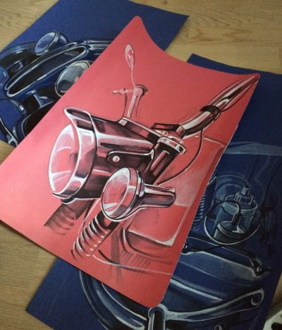 Скетчинг, средства транспорта