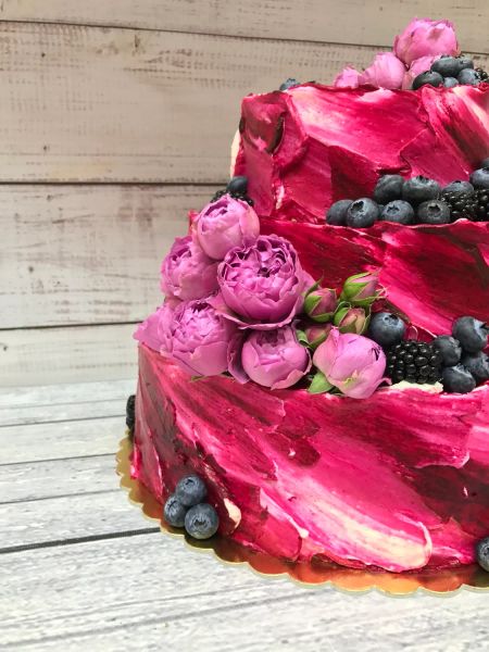 Многоярусный торт для свадьбы, юбилея или большой семьи сладкоежек