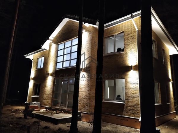 Строительство кирпичного жилого дома в Приветнинском