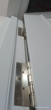 Врезка карточных петель 125 мм длина.