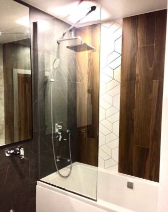Реализация ванной комнаты в квартире площадью в 100 кВ.м