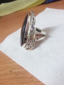 Серебряный перстень ручной