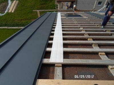 Монтаж фальцевой кровли Руукки