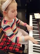 Занятия с ученицей (7лет)Играем этюд Шитте