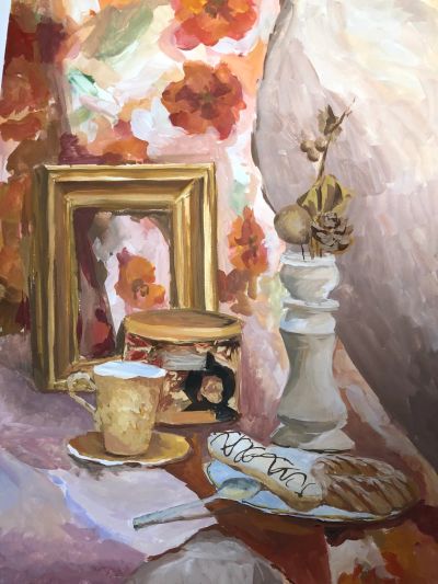 Гуашь, живопись (моя работа) 