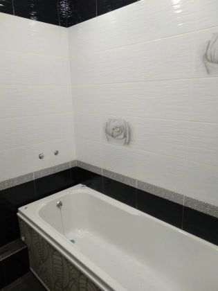 Облицовка стен и пола плиткой в ванной