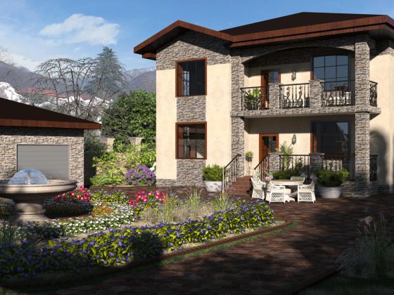 Визуализации Дома в Грузии