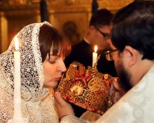 Таинство венчания. Фотосессия обряда в православном храме.
(Видео по запросу)