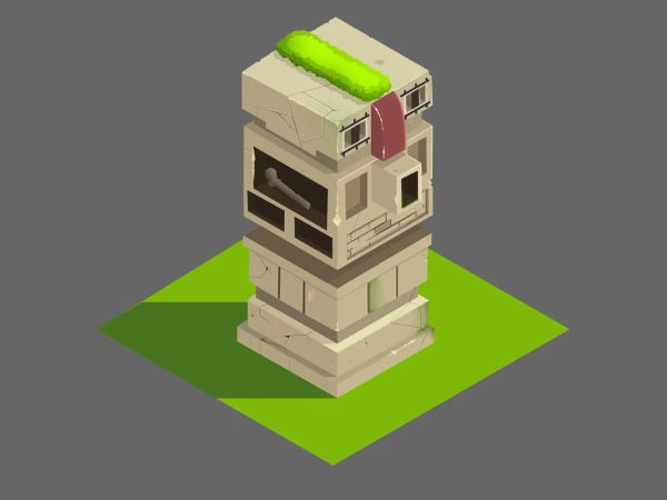 2d isometric game object