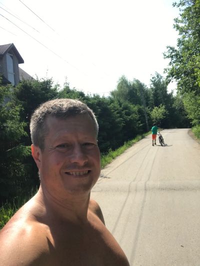 На детской тренировке по велосипеду в п Ковалево.