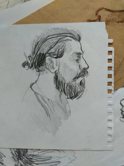 наброски и портреты