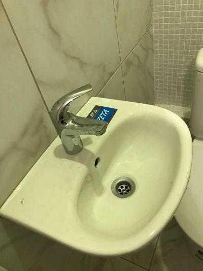 Установка раковины