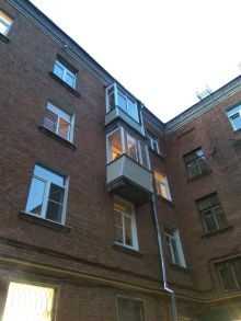 Балкон с выносом на 25 см