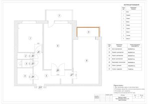Дизайн-проект квартиры в 2D