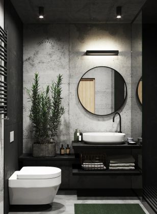 визуализация санузла по референсу
3d max, corona render, photoshop
